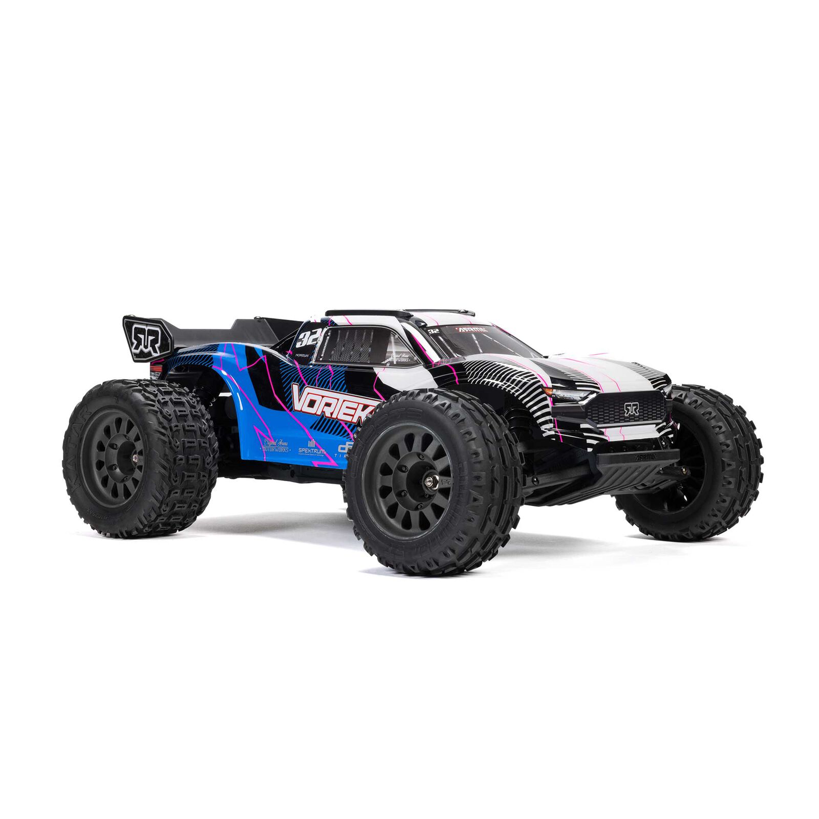 Arrma 1/10 VORTEKS MEGA 550 2WD Stadium Truck RTR, Blue - 10