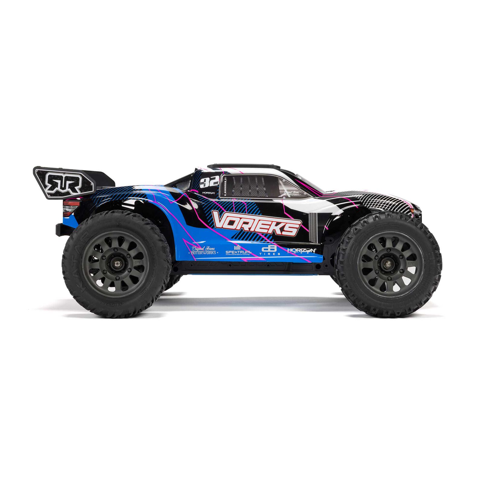 Arrma 1/10 VORTEKS MEGA 550 2WD Stadium Truck RTR, Blue - 11