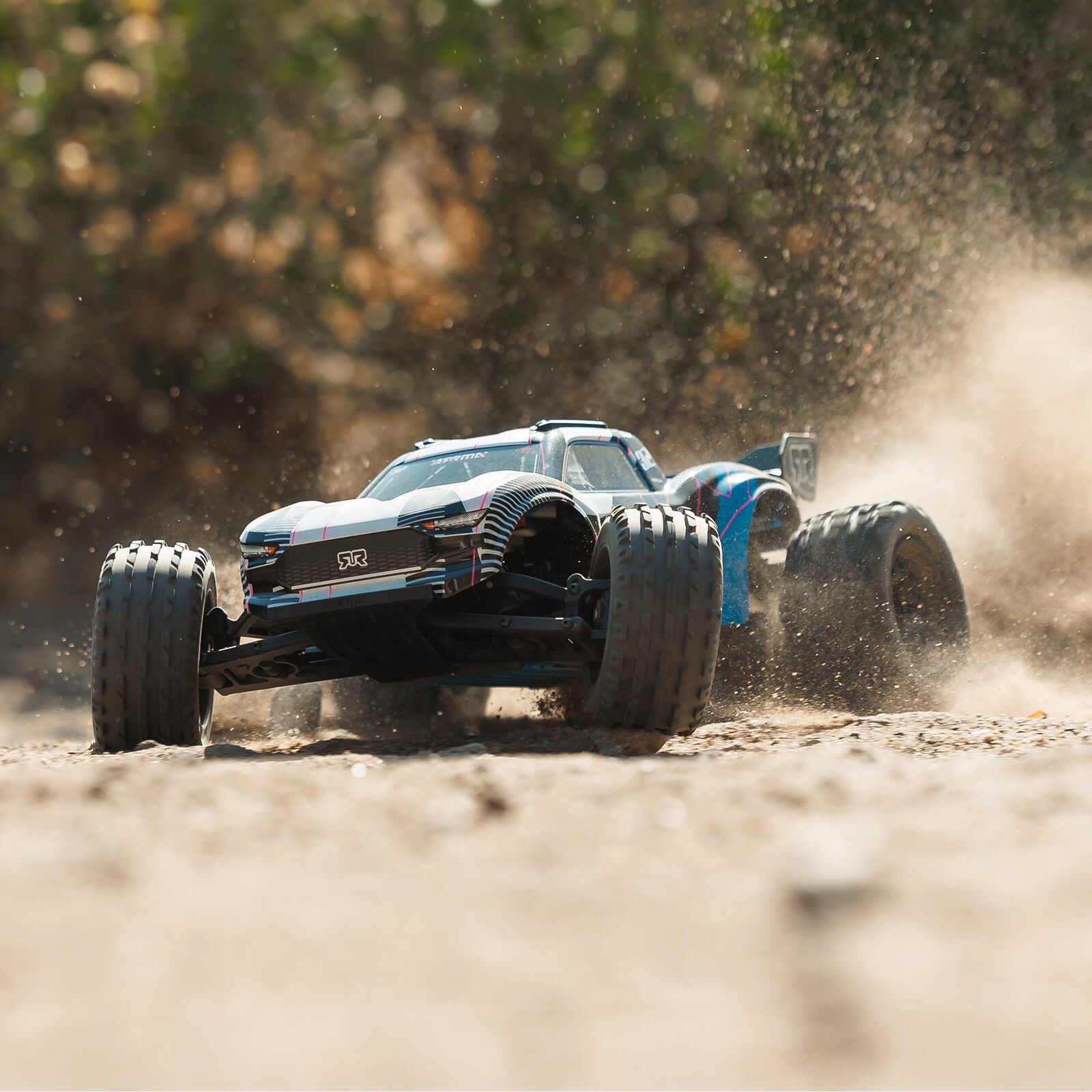 Arrma 1/10 VORTEKS MEGA 550 2WD Stadium Truck RTR, Blue - 5