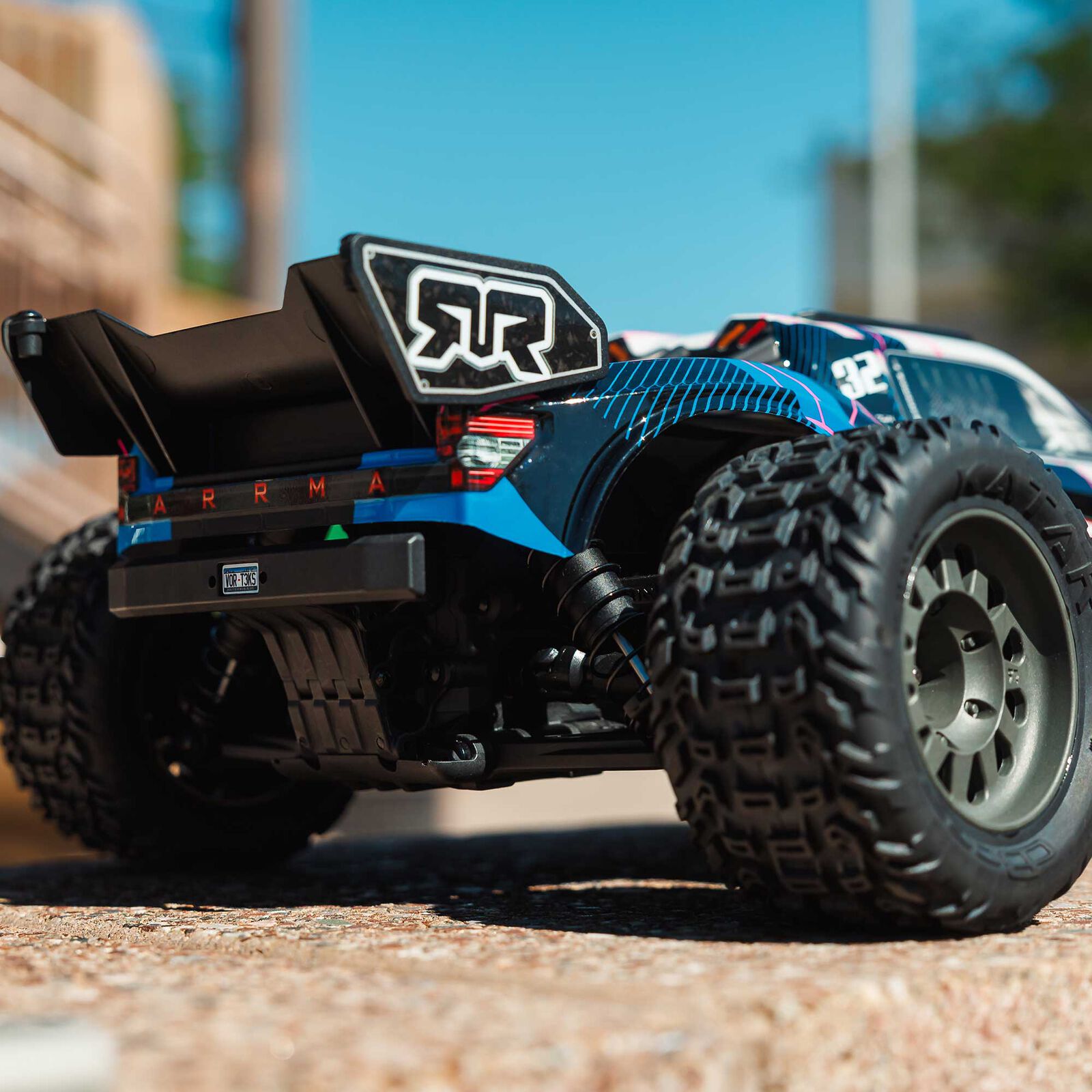 Arrma 1/10 VORTEKS MEGA 550 2WD Stadium Truck RTR, Blue - 20