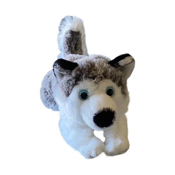 Liegender Husky 25 cm