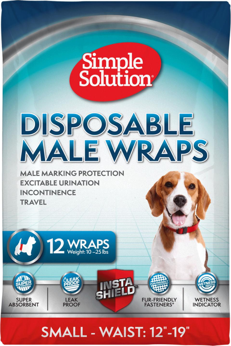 Simple Solution Engångs Hanhundsskydd 12-Pack Small