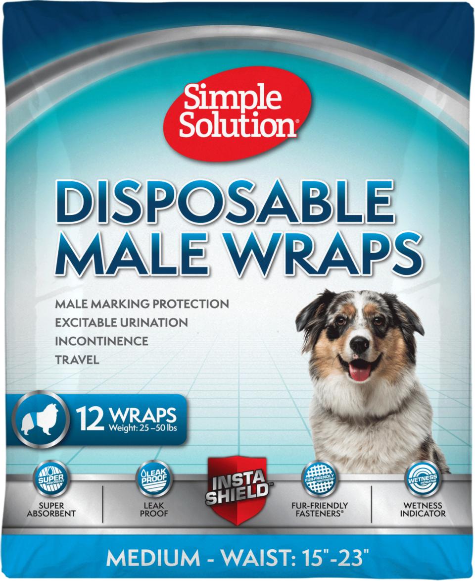 Simple Solution Engångs Hanhundsskydd 12-Pack Medium