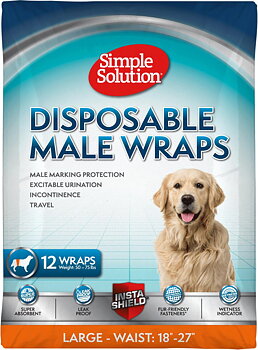 Simple Solution Engångs Hanhundsskydd 12-Pack Large
