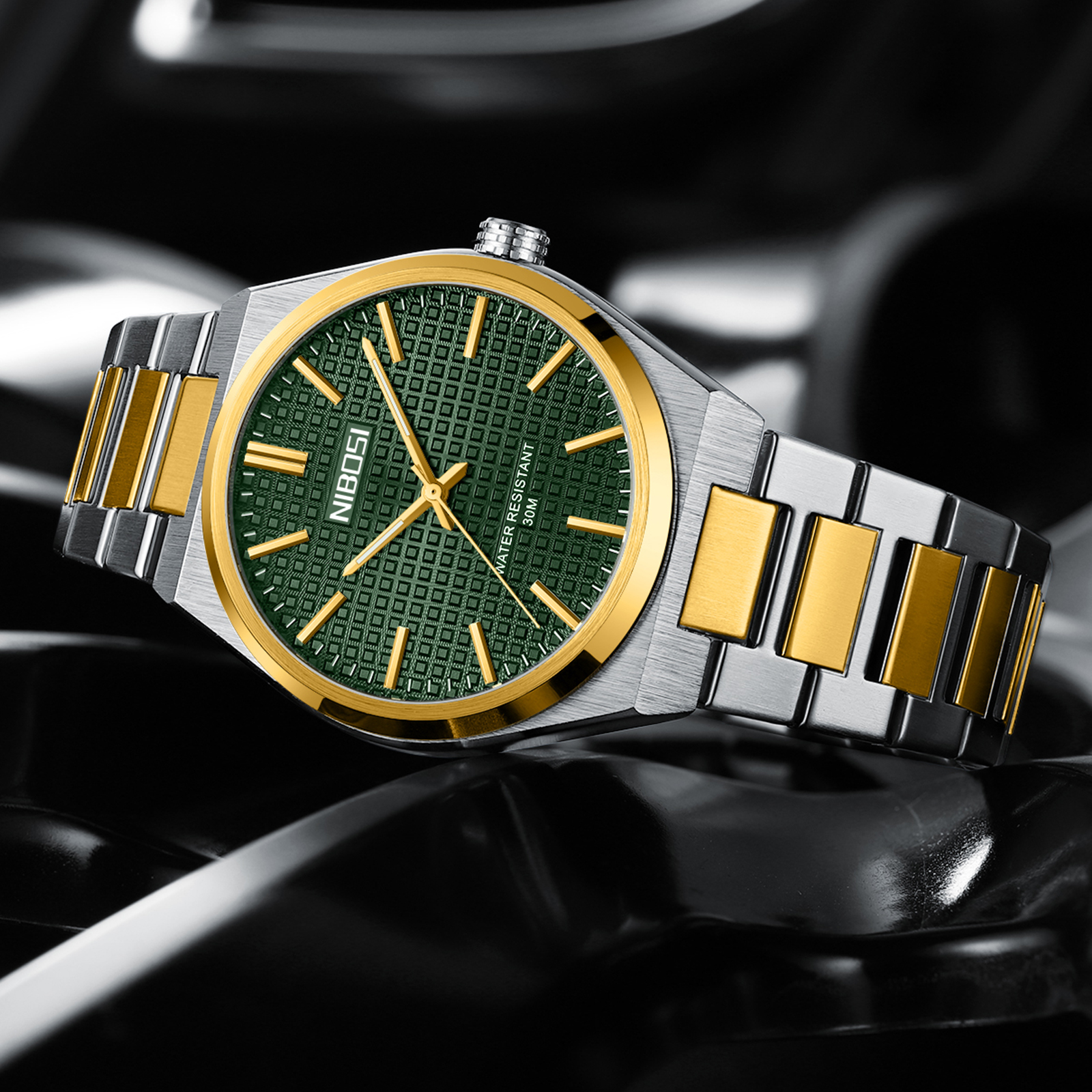 Nibosi Maestro Silver Gold Green - 7