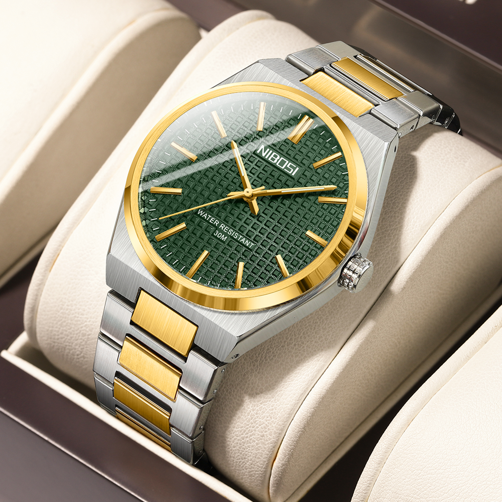 Nibosi Maestro Silver Gold Green - 6