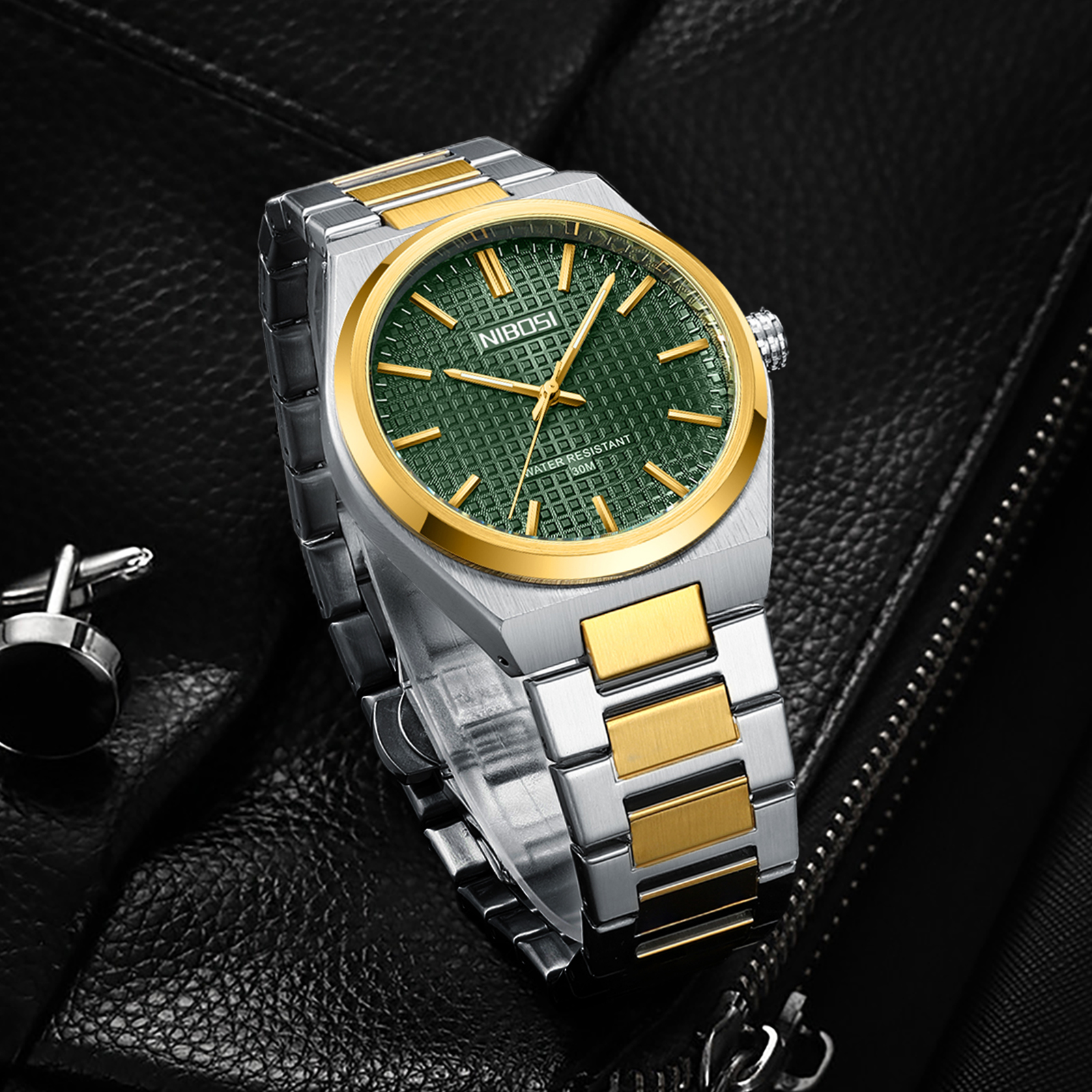 Nibosi Maestro Silver Gold Green - 9