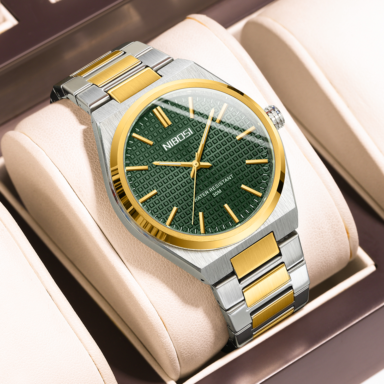 Nibosi Maestro Silver Gold Green - 5