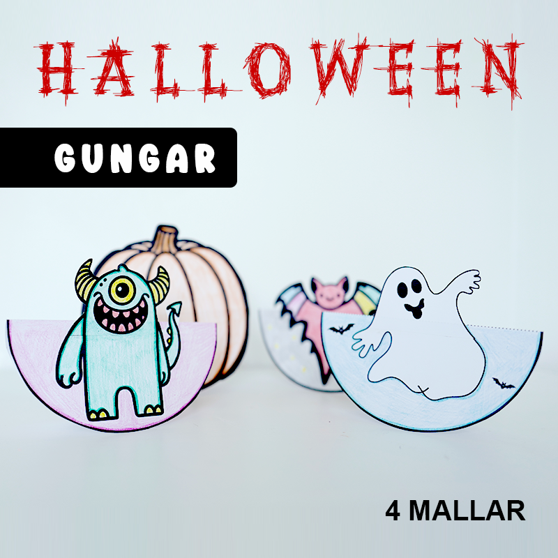 Halloweenpyssel - Pyssel som gungar