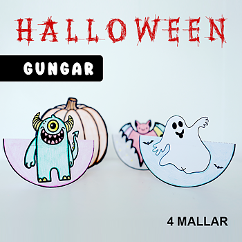 Halloweenpyssel - Pyssel som gungar