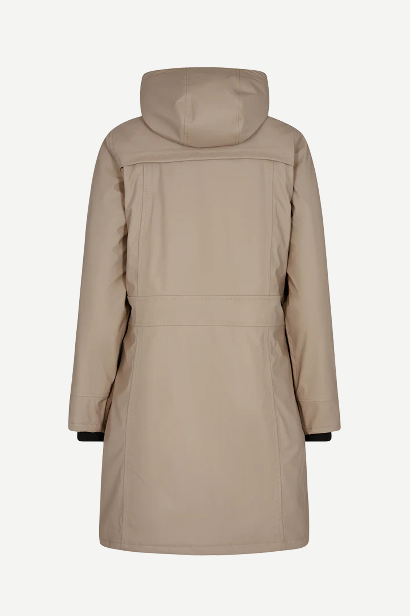FREE/QUENT Water Repellent Rain Jacket Brown - 3