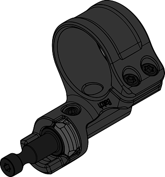 RDM-20225 Ø30 Magnifier Yoke Assembly H57mm/2.25"