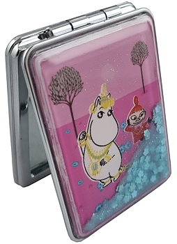 Mumin Fickspegel - Snorkfröken & Lilla My (Glitter)