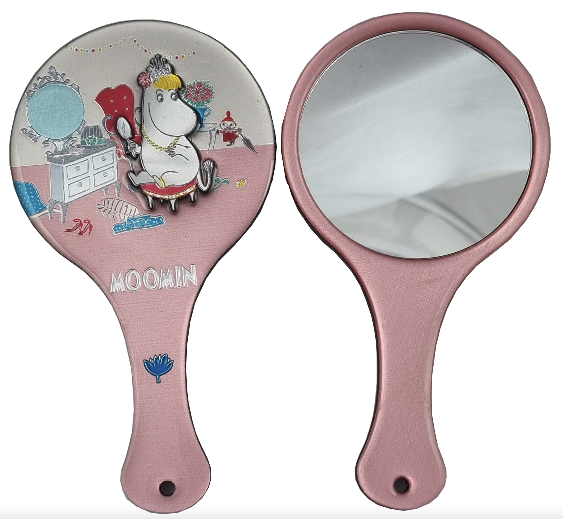 Moomin Hand Mirror - Snorkmaiden & Little My