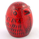 Mari Simmulson (1970) Modernistic Red Bird 8 cm (2)