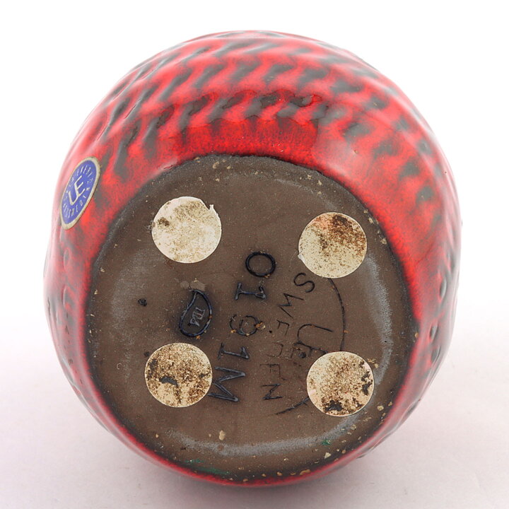 Mari Simmulson (1970) Modernistic Red Bird 8 cm (2)