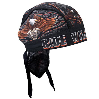 Ride With Pride Headwrap Bandana Cap.