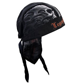 Skull Face Headwrap Bandana Cap.