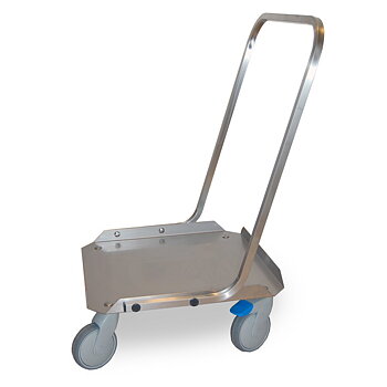 Dolly basket trolley with handle