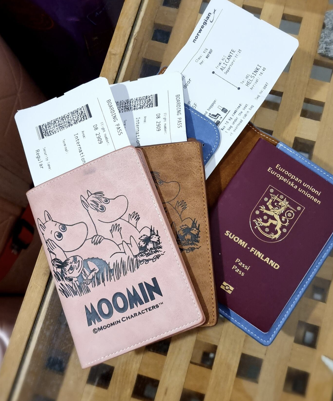 Mumin Passfodral - Rosa PU-Läder - 2