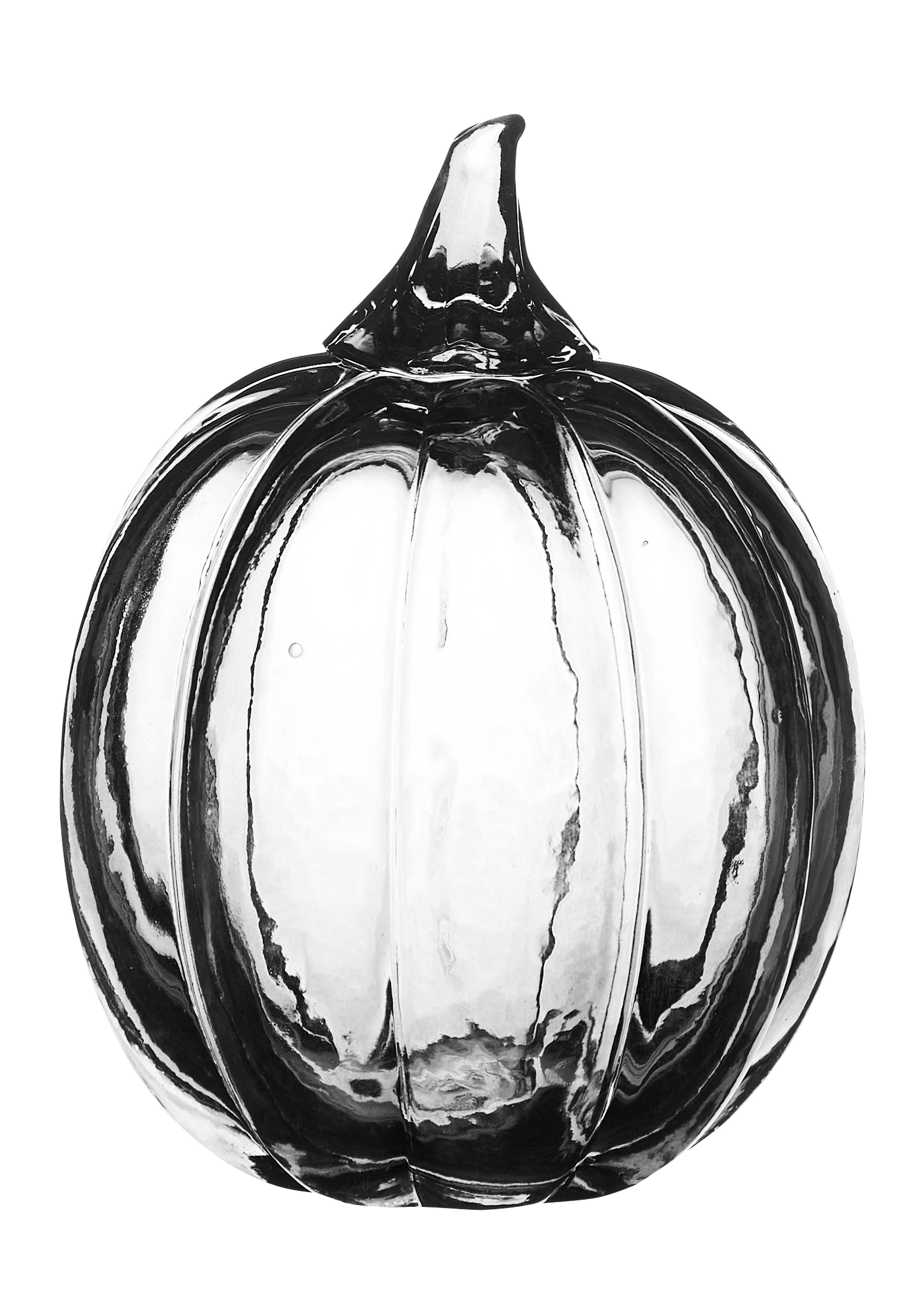 Pumpa Glas Rund Hög - 13x18 cm - Klar/Rök - 3