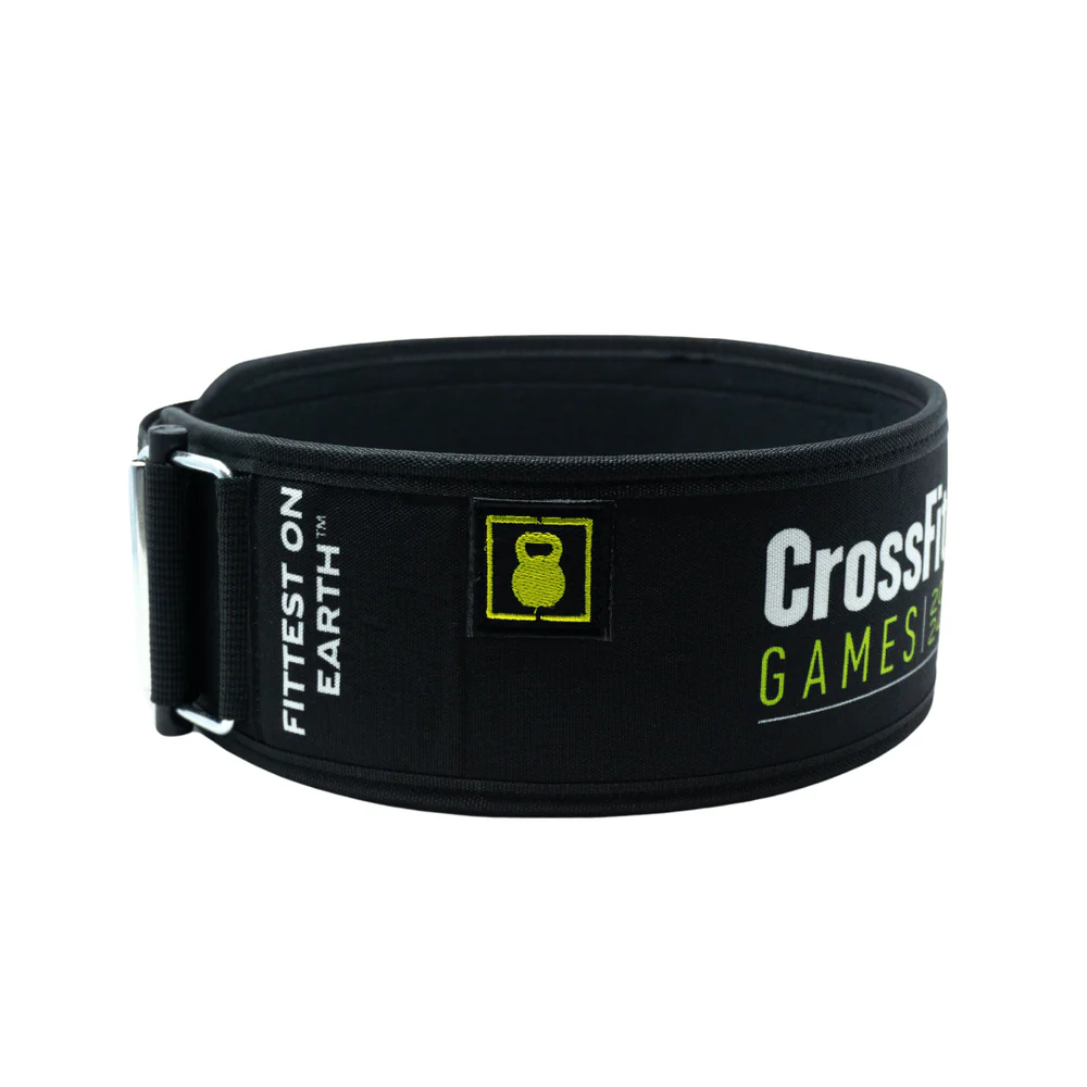 2POOD Black CrossFit Games 4" Straight Belt - 2