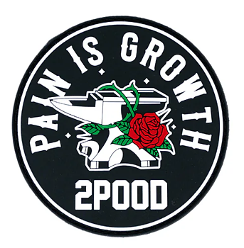 2POOD  Pain is Growth Patch