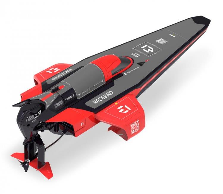 Joysway Racebird Lite E1 Hydrofoil 1/14 skala Elbåt RTR Röd - 4
