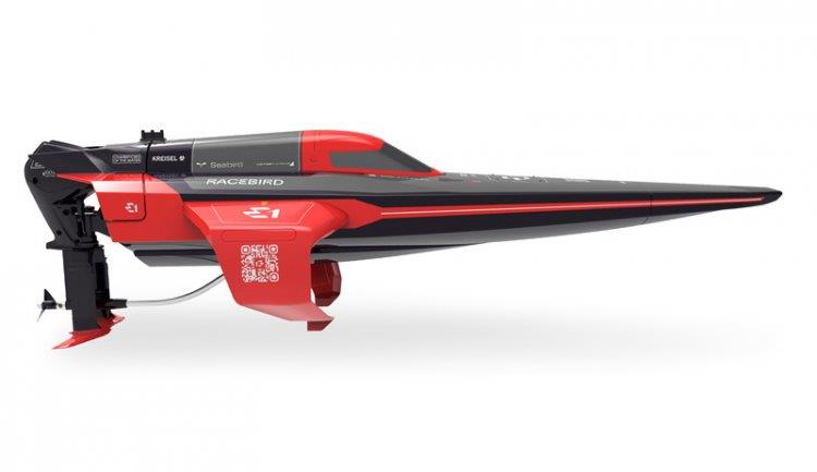 Joysway Racebird Lite E1 Hydrofoil 1/14 skala Elbåt RTR Röd - 3