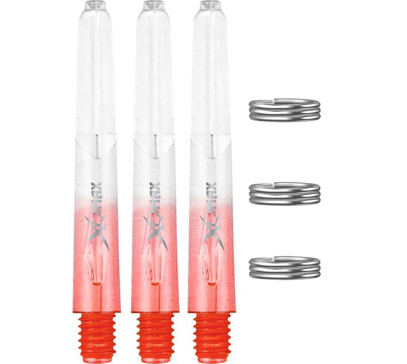 XQ Max PVC Gradient Short with ring Red 35mm