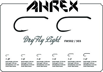 Ahrex FW502 Dry Fly Light Barbed