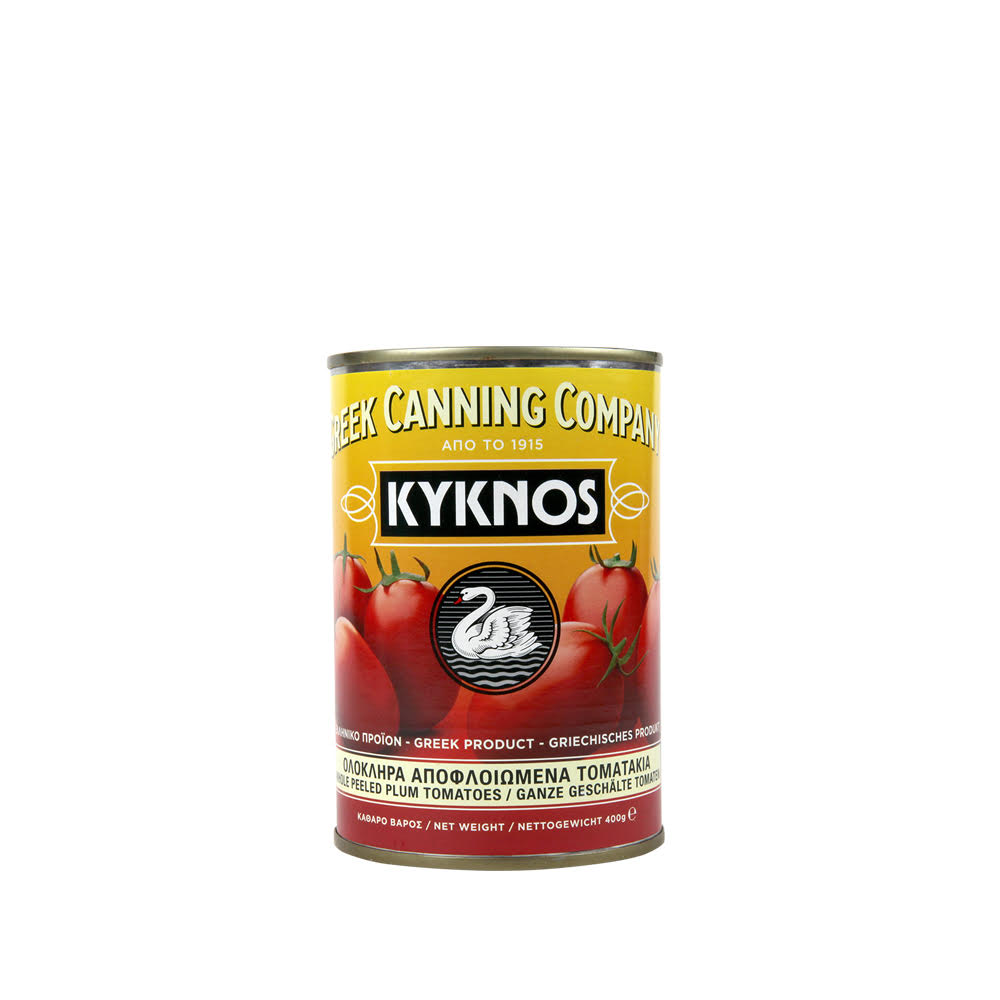Hela skalade tomater, kyknos, 400g