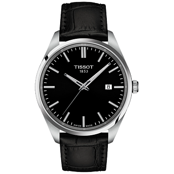 T150.410.16.051.00 Tissot PR 100 40 svart med läderband