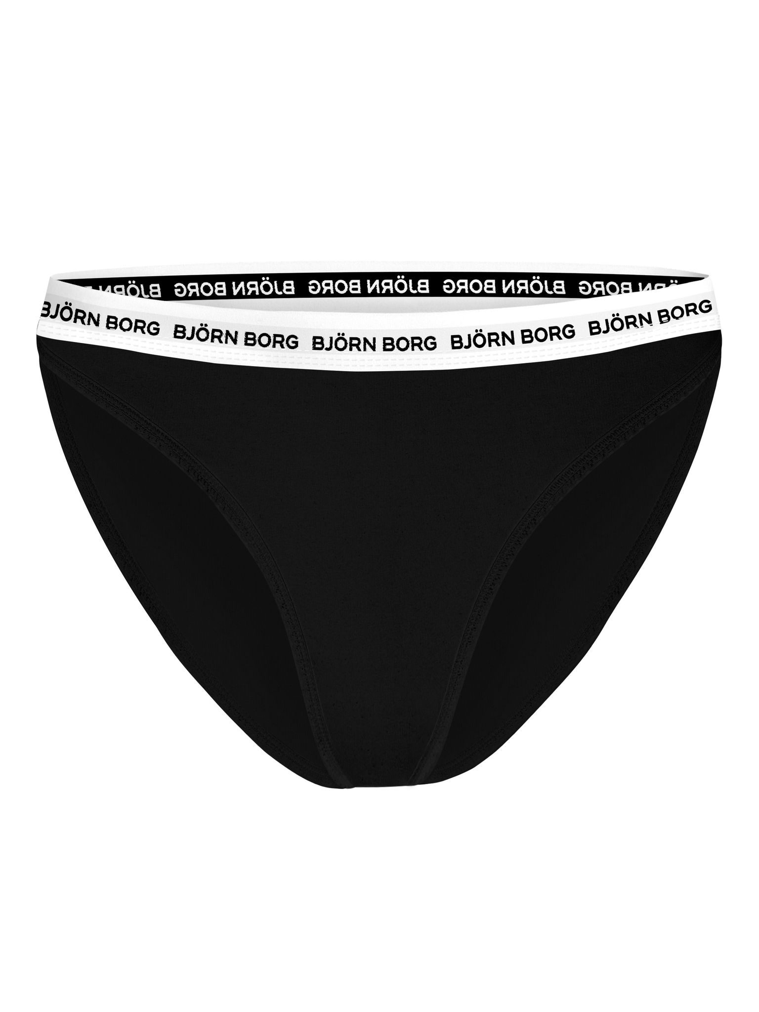 Core Logo High Waist Brief 2-pack svart/vit - 2