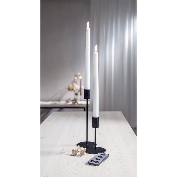 LED Antikljus Flamme Slim Vita 2-pack  - 2
