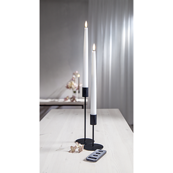 LED Antikljus Flamme Slim Vita 2-pack 