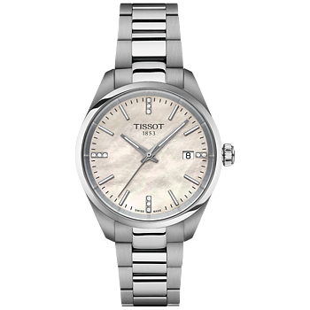 T150.210.11.116.00 Tissot PR 100  34 pärlemor med diamant index