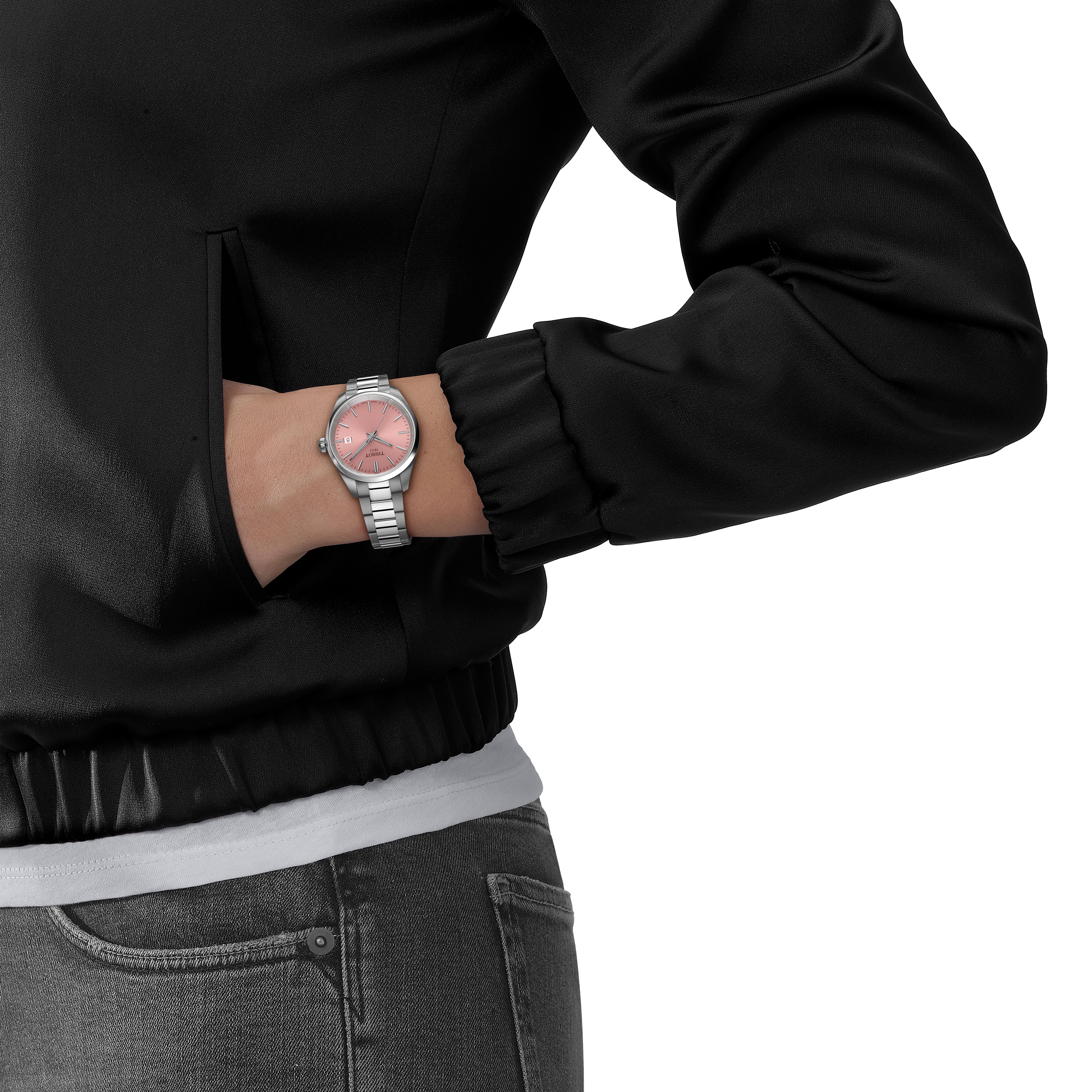 T150.210.11.331.00 Tissot PR 100  34 rosa pose