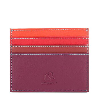 CreditCard Wallet Leather Burgundy Turqouise Mywalit Old Town Stockholm 