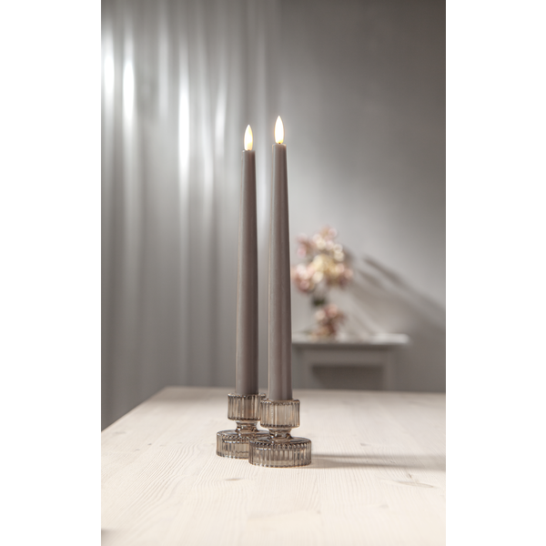 LED Antikljus Flamme Slim Mullvad 2-pack  - 2
