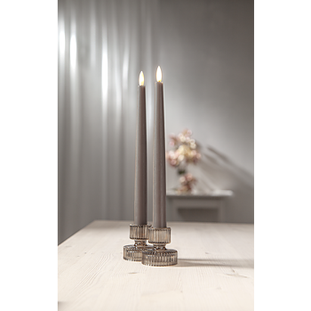 LED Antikljus Flamme Slim Mullvad 2-pack 