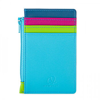 Credit Card Holder Turqouise Green Leather Mywalit