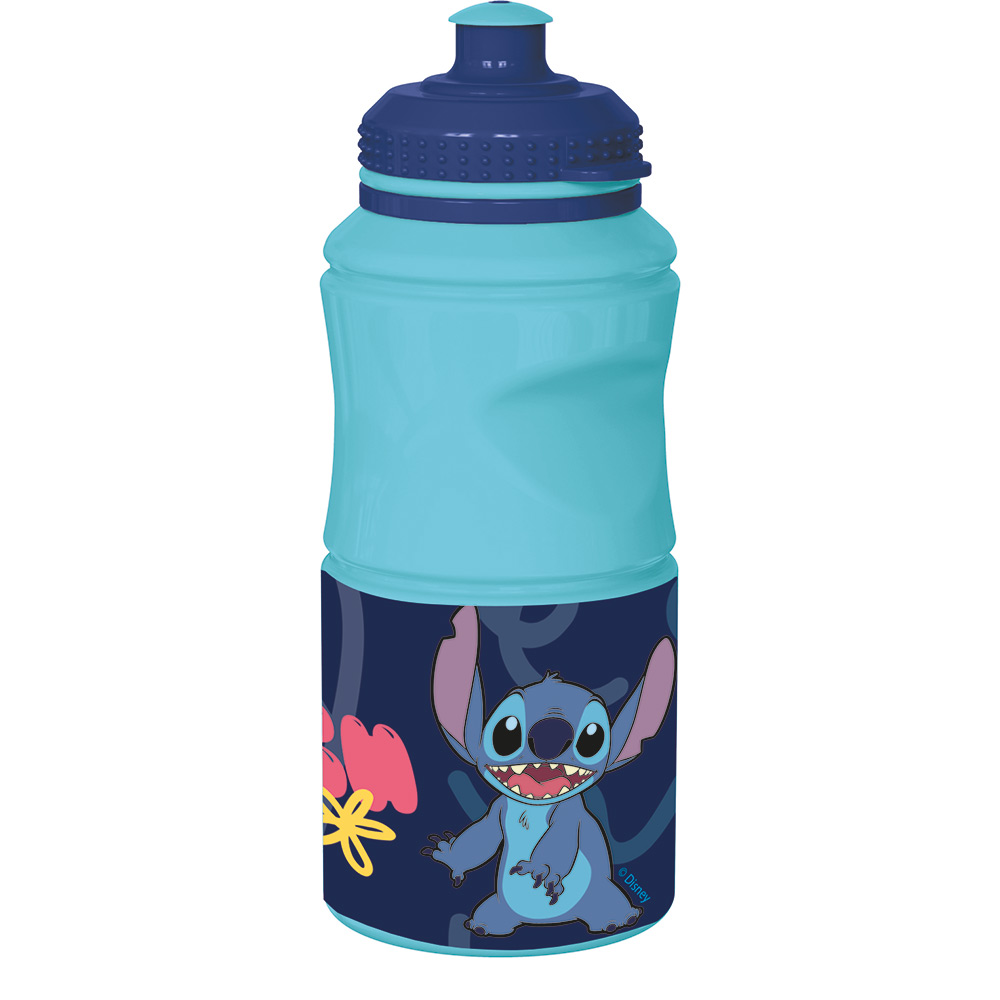 Disney Stitch Easy Hold Vattenflaska Sport, 380 ml