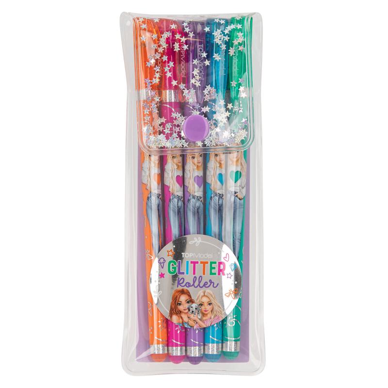 TOPModel Glittergelpennor 5-Pack