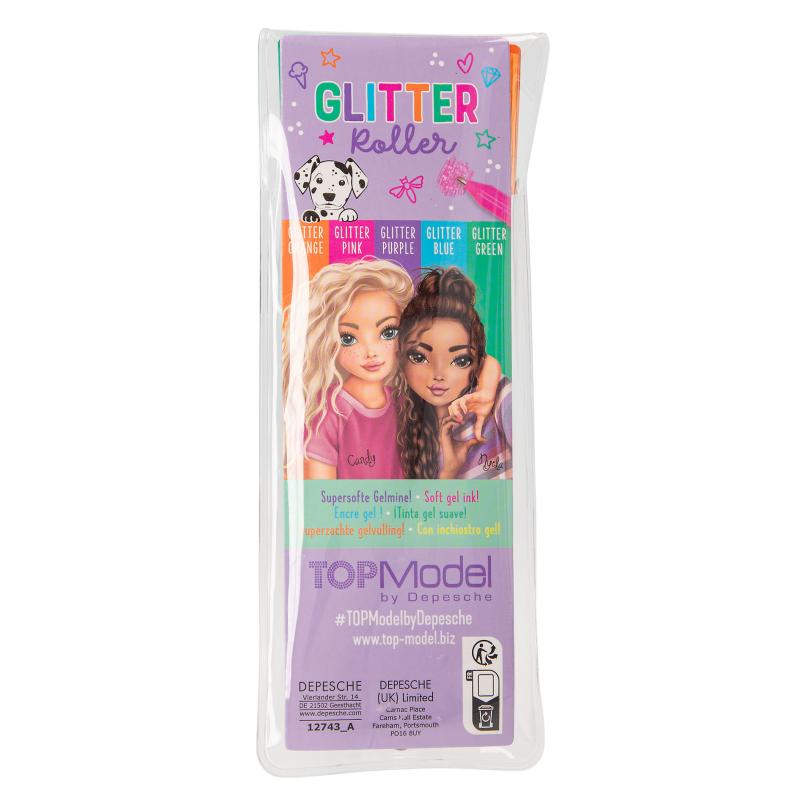 TOPModel Glittergelpennor 5-Pack - 3