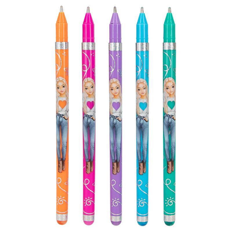 TOPModel Glittergelpennor 5-Pack - 2