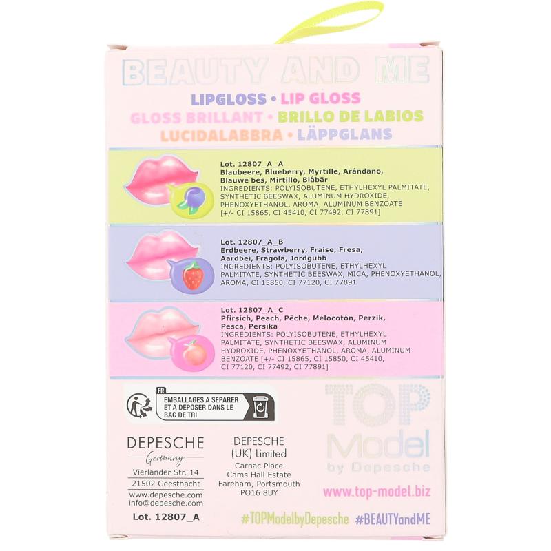 TOPModel Läppglans, 3-pack Bauty and Me - 5