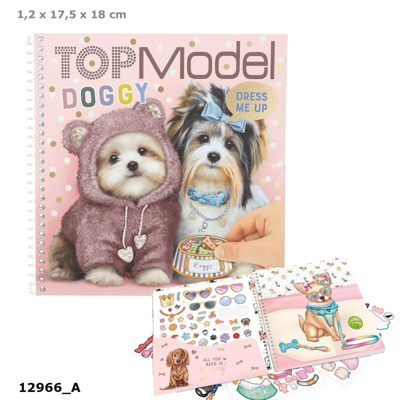 TOPModel Dress Me Up Stickerbok Doggy - 4