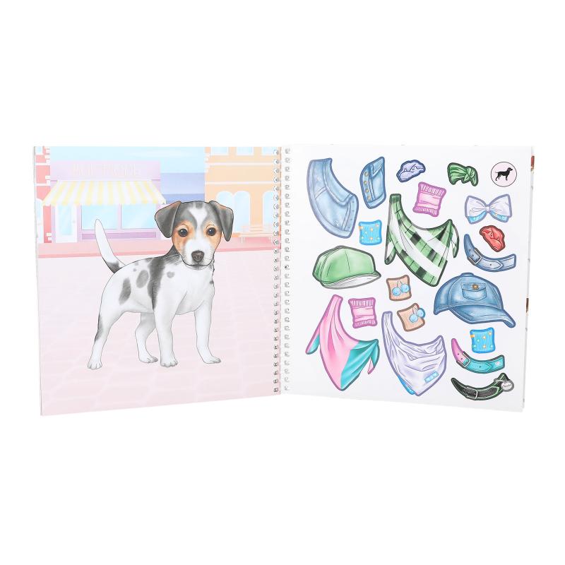 TOPModel Dress Me Up Stickerbok Doggy - 2