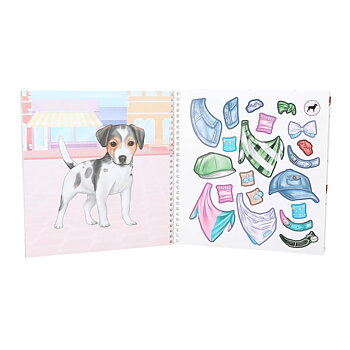 TOPModel Dress Me Up Stickerbok Doggy